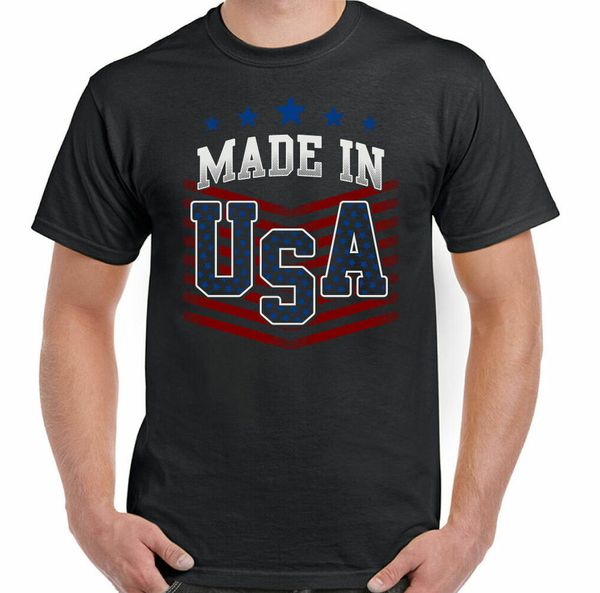 made in the usa mens american flag t-shirt independence day july 4th america us, White;black
made in the usa mens american flag t-shirt independence day july 4th america us, White;black