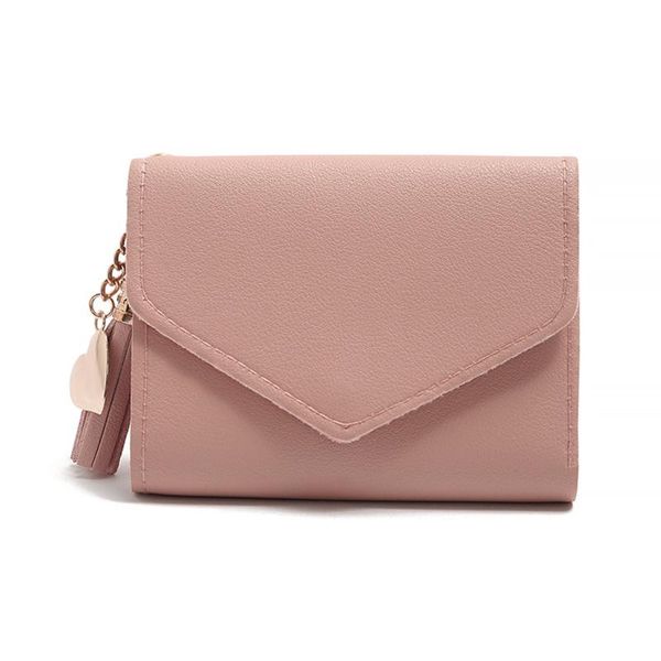 wallets short wallet female tassel simple three-fold card bag lady coin purse, Red;black
wallets short wallet female tassel simple three-fold card bag lady coin purse, Red;black