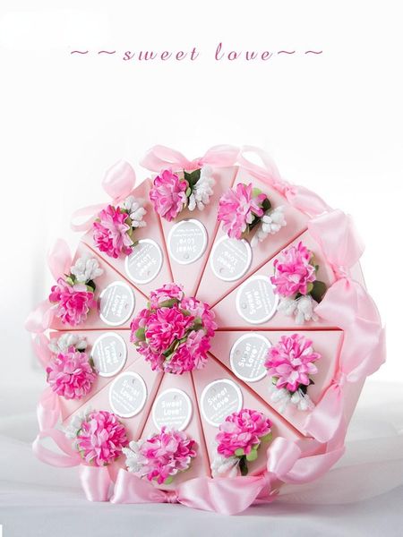 gift wrap blue/pink flower 20pcs triangular cake style wedding party candy boxes chocolate box
gift wrap blue/pink flower 20pcs triangular cake style wedding party candy boxes chocolate box
