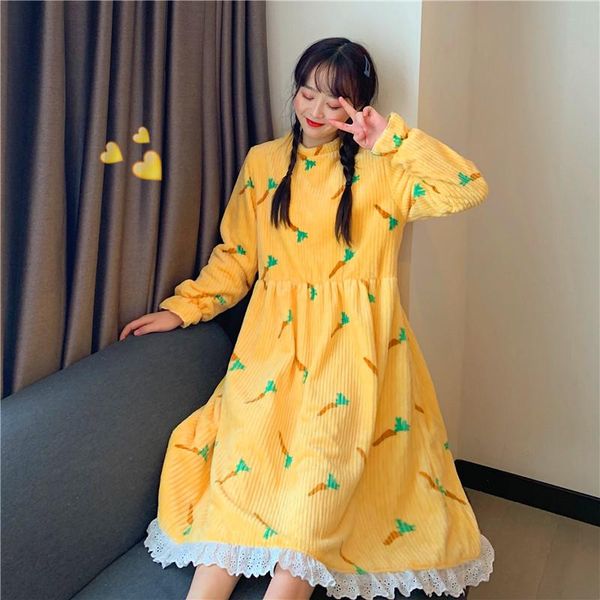 casual dresses autumn winter korean style loose sweet long sleeve o-neck print dress woman fashion brand 2021 vestidos, Black;gray
casual dresses autumn winter korean style loose sweet long sleeve o-neck print dress woman fashion brand 2021 vestidos, Black;gray