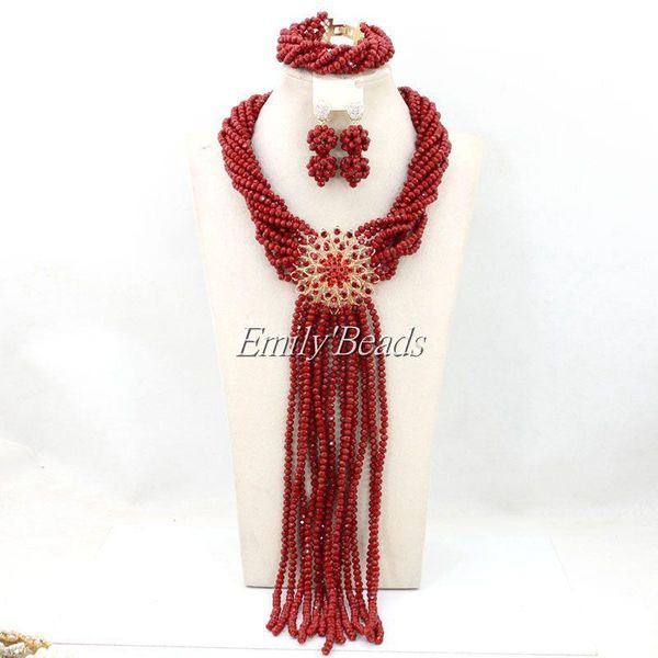 earrings & necklace graceful african beads jewelry sets nigerian crystal set wedding&anniversary necklaces amj446, Silver
earrings & necklace graceful african beads jewelry sets nigerian crystal set wedding&anniversary necklaces amj446, Silver