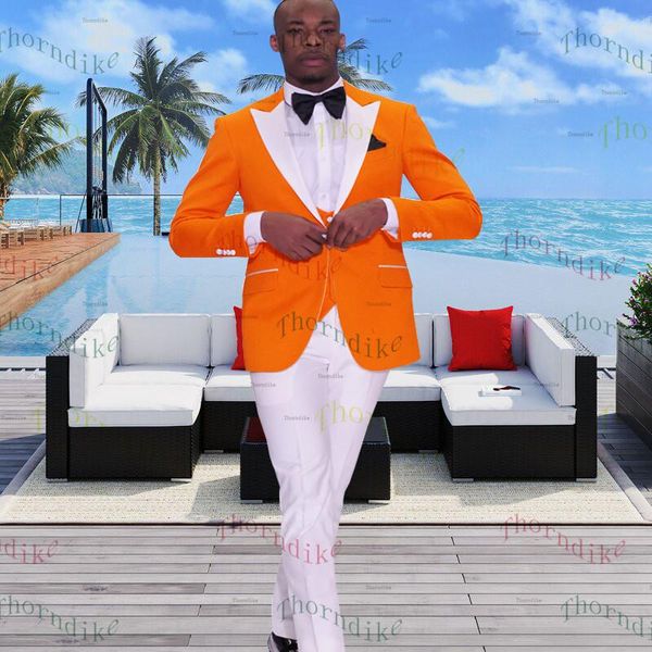 men's suits & blazers thorndike tailor-made fashion wedding suit for men orange slim fit 3 piece custom made formal man party tuxedo se, White;black
men's suits & blazers thorndike tailor-made fashion wedding suit for men orange slim fit 3 piece custom made formal man party tuxedo se, White;black