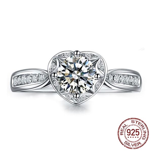 original 925 silver ring jewelry romantic heart 1 ct cz zircon wedding accessoires for women j-104, Slivery;golden
original 925 silver ring jewelry romantic heart 1 ct cz zircon wedding accessoires for women j-104, Slivery;golden