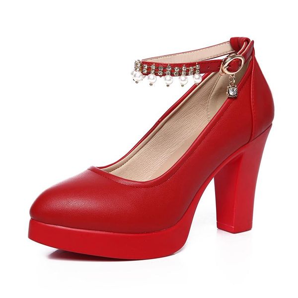 dress shoes red wedding 2021 spring thick high-heeled platform waterproof cheongsam model catwalk large size women's, Black
dress shoes red wedding 2021 spring thick high-heeled platform waterproof cheongsam model catwalk large size women's, Black