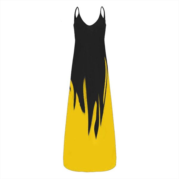 summer sleeveless strap maxi women dress party sundress print pocket plus size sling long dresses, Black;gray
summer sleeveless strap maxi women dress party sundress print pocket plus size sling long dresses, Black;gray