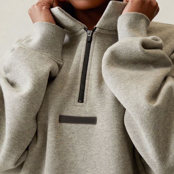 21SS Silicon Back Lettering Half Zip Pullover Sweatshirts Sweater Mens High Neck Casual Oversized Jumpers Men Women Hip Hop Streetwear MG210055, Black
21SS Silicon Back Lettering Half Zip Pullover Sweatshirts Sweater Mens High Neck Casual Oversized Jumpers Men Women Hip Hop Streetwear MG210055, Black