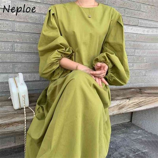 o neck pullover lantern long sleeve dress women high waist hip a line vestidos summer loose robe all match 210422, Black;gray
o neck pullover lantern long sleeve dress women high waist hip a line vestidos summer loose robe all match 210422, Black;gray