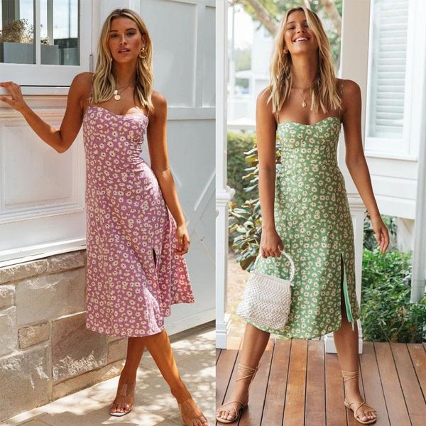 casual dresses women dress floral print summer vestidos split boho girl ladies slip female chic 2021 spring fashion cover-up, Black;gray
casual dresses women dress floral print summer vestidos split boho girl ladies slip female chic 2021 spring fashion cover-up, Black;gray