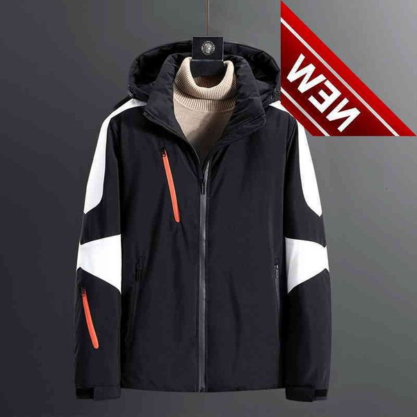fall winter waterproof warm jackets white duck down remove hooded man coat men jacket stylish, Black
fall winter waterproof warm jackets white duck down remove hooded man coat men jacket stylish, Black