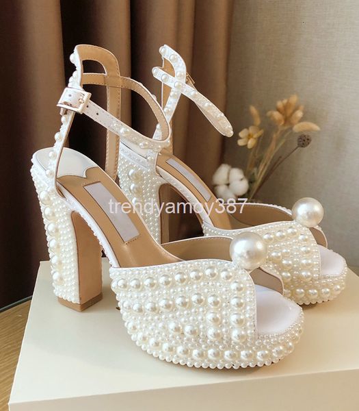 dress shoes women's shoes fashion pearl thick heels high sandals casual versatile sheepskin sweet princess open toe single, Black
dress shoes women's shoes fashion pearl thick heels high sandals casual versatile sheepskin sweet princess open toe single, Black