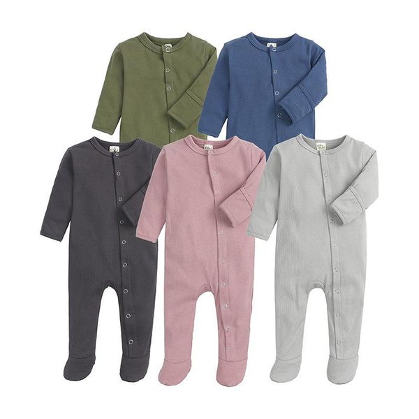 jumpsuits borns baby rompers cotton girls clothes boys pyjama footed sleepwear solid jumpsuit for 0-12 months infant overalls, Blue
jumpsuits borns baby rompers cotton girls clothes boys pyjama footed sleepwear solid jumpsuit for 0-12 months infant overalls, Blue