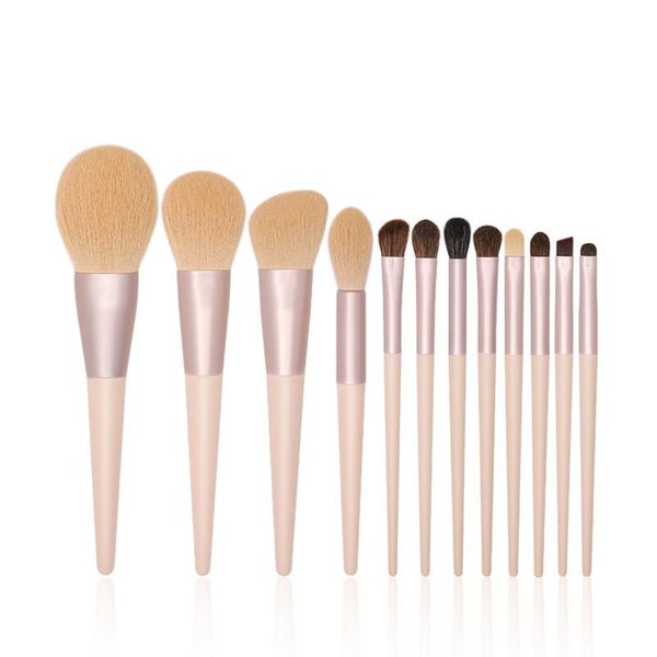 makeup brushes 12pcs brush set professional blusher powder wood handle foundation eye shadow eyeliner cosmetic beauty tool
makeup brushes 12pcs brush set professional blusher powder wood handle foundation eye shadow eyeliner cosmetic beauty tool