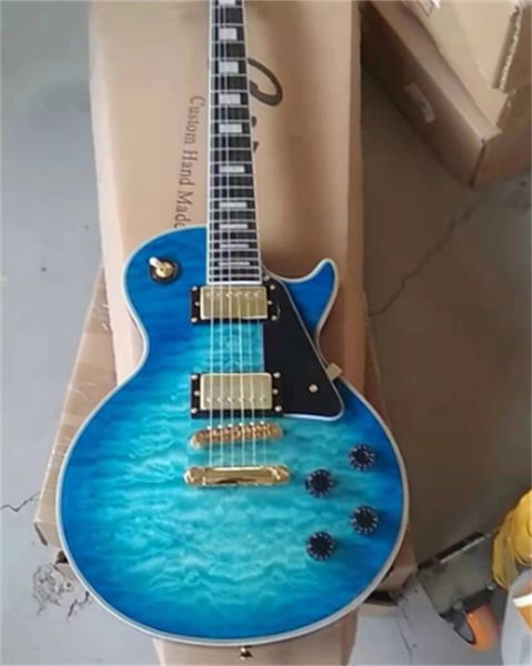 china oem factory new brand blue quilted customs ebony fretboard fret nibs electric guitar guitars guitarra
china oem factory new brand blue quilted customs ebony fretboard fret nibs electric guitar guitars guitarra