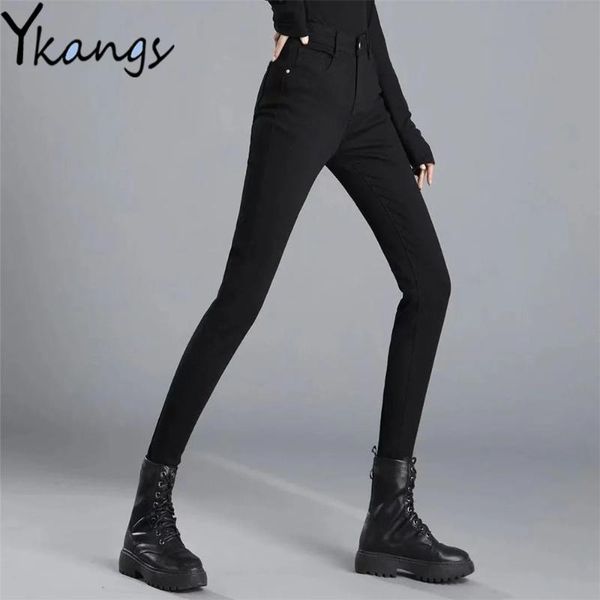women's jeans black high waist slim fit skinny pencil basic classic denim pant streetwear simple wild stretch trouser, Blue
women's jeans black high waist slim fit skinny pencil basic classic denim pant streetwear simple wild stretch trouser, Blue