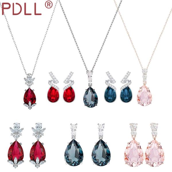 chains pdll fashion jewelry swa luxury glamour pink blue red water drop necklace banquet decoration romantic gift, Silver
chains pdll fashion jewelry swa luxury glamour pink blue red water drop necklace banquet decoration romantic gift, Silver