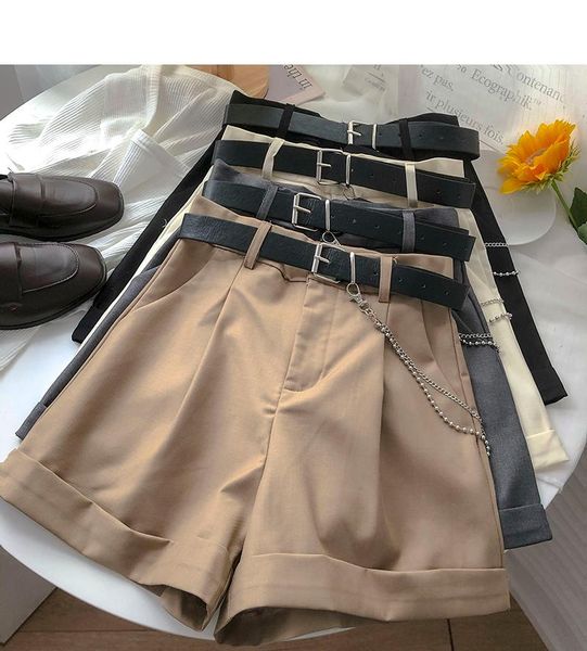 women's shorts ashgaily 2021 women vintage sashes all-match solid high waist casual loose ladies xl, White;black
women's shorts ashgaily 2021 women vintage sashes all-match solid high waist casual loose ladies xl, White;black