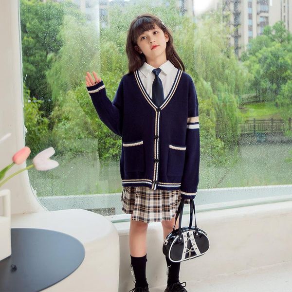 pullover children's sweater winter cardigan girls teenager coat baby children v-neck knitted, Blue
pullover children's sweater winter cardigan girls teenager coat baby children v-neck knitted, Blue