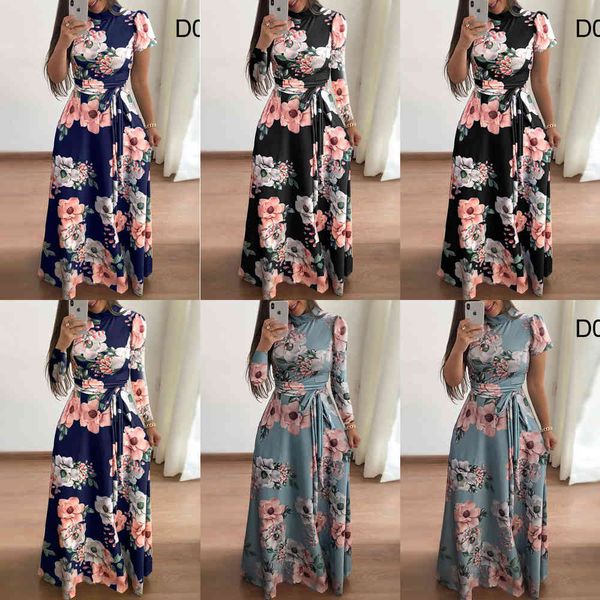 flower print long sleeve maxi dress spring autumn casual slim sashes long dress women elegant robe party dresses plus size s-5xl x0521, Black;gray
flower print long sleeve maxi dress spring autumn casual slim sashes long dress women elegant robe party dresses plus size s-5xl x0521, Black;gray