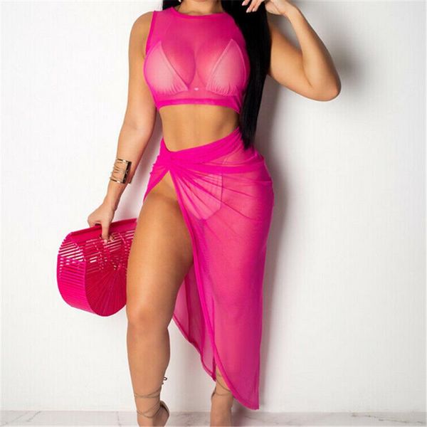 women's swimwear women beach cover up summer sheer bikini cover-up crop dress skirt solid color bathing suit ups, White;black
women's swimwear women beach cover up summer sheer bikini cover-up crop dress skirt solid color bathing suit ups, White;black