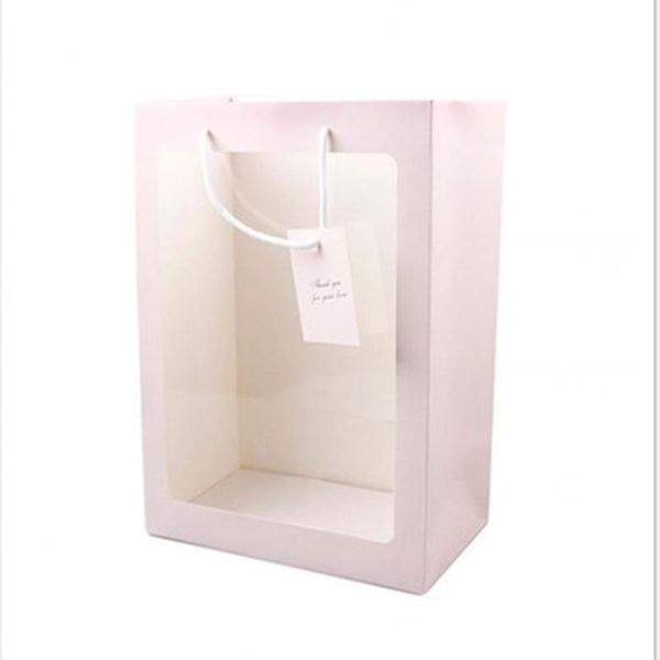 storage bags 6pcs large gift bag flowers wedding transparent paper candy clothing packaging box window flower tote 25x35x15cm
storage bags 6pcs large gift bag flowers wedding transparent paper candy clothing packaging box window flower tote 25x35x15cm