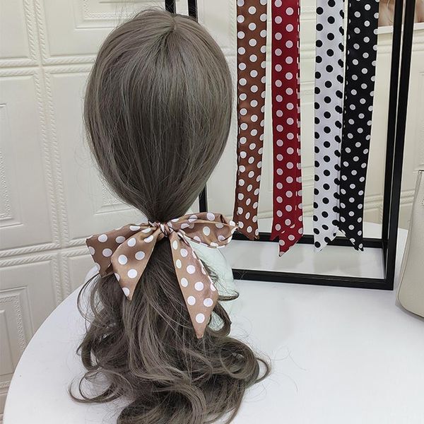scarves hairband girl's hair binding bag silk scarf super fairy bow headdress ribbon net red ornament four seasons, Blue;gray
scarves hairband girl's hair binding bag silk scarf super fairy bow headdress ribbon net red ornament four seasons, Blue;gray