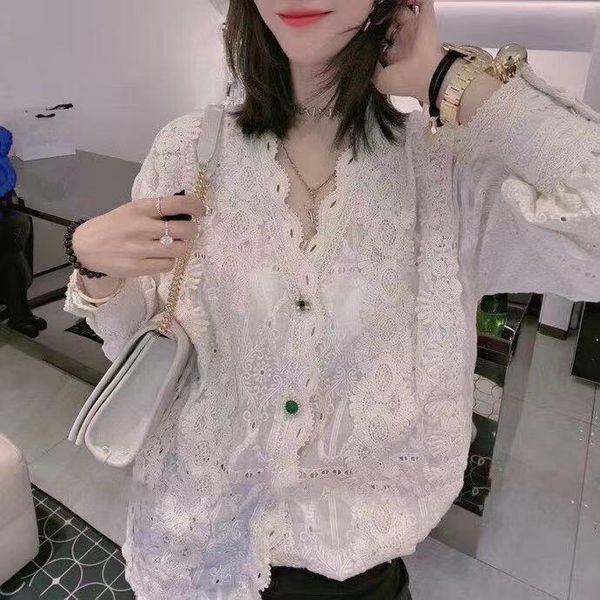 women's blouses & shirts sz07639 fashion 2021 runway luxury european design party style clothing, White
women's blouses & shirts sz07639 fashion 2021 runway luxury european design party style clothing, White