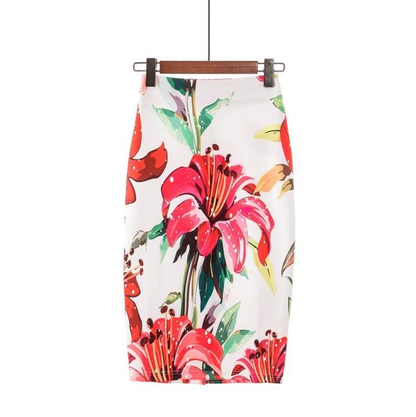 skirts fashion summer women's pencil casual skirt high waist stretch beautiful floral printing midi office ladies saias, Black
skirts fashion summer women's pencil casual skirt high waist stretch beautiful floral printing midi office ladies saias, Black