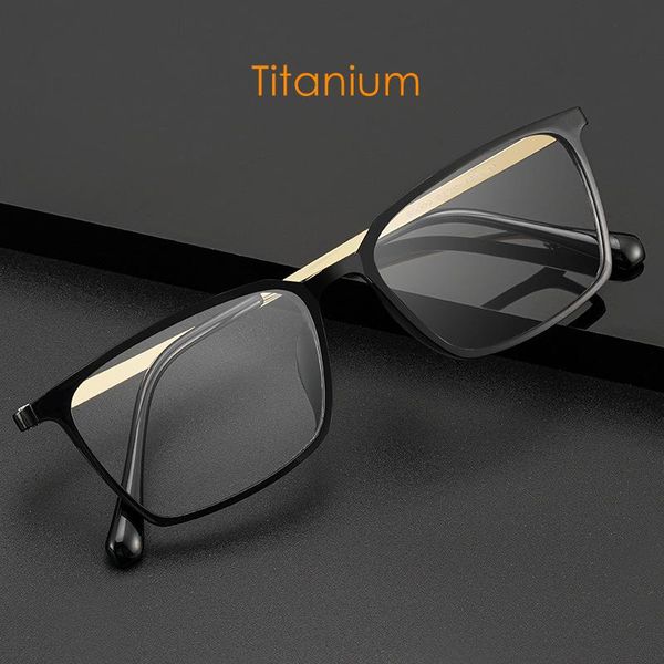 fashion sunglasses frames men's ultra-light business pure titanium plastic steel glasses frame myopia / hyperopia optical, Black
fashion sunglasses frames men's ultra-light business pure titanium plastic steel glasses frame myopia / hyperopia optical, Black