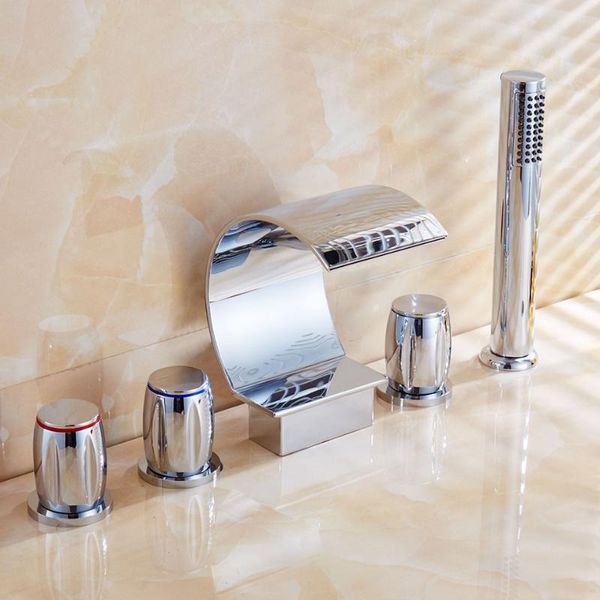bathroom sink faucets waterfall faucet bathtub brass chrome brush 5 hole set rainfall shower hand basin and cold mixer tap
bathroom sink faucets waterfall faucet bathtub brass chrome brush 5 hole set rainfall shower hand basin and cold mixer tap