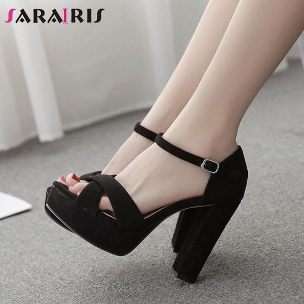 dress shoes sarairis block heel high heels party classic sandals women 2021 designer ladies brand solid open toe, Black
dress shoes sarairis block heel high heels party classic sandals women 2021 designer ladies brand solid open toe, Black