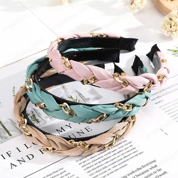 chain women hair accessories headbands cross twist non-slip hairband for girls fashion hair hoop hairbands, Slivery;white
chain women hair accessories headbands cross twist non-slip hairband for girls fashion hair hoop hairbands, Slivery;white