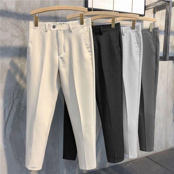 men's pants man autumn winter thick solid suit trousers male loose straight slim leisure korean fashion street wild men clothes, Black
men's pants man autumn winter thick solid suit trousers male loose straight slim leisure korean fashion street wild men clothes, Black