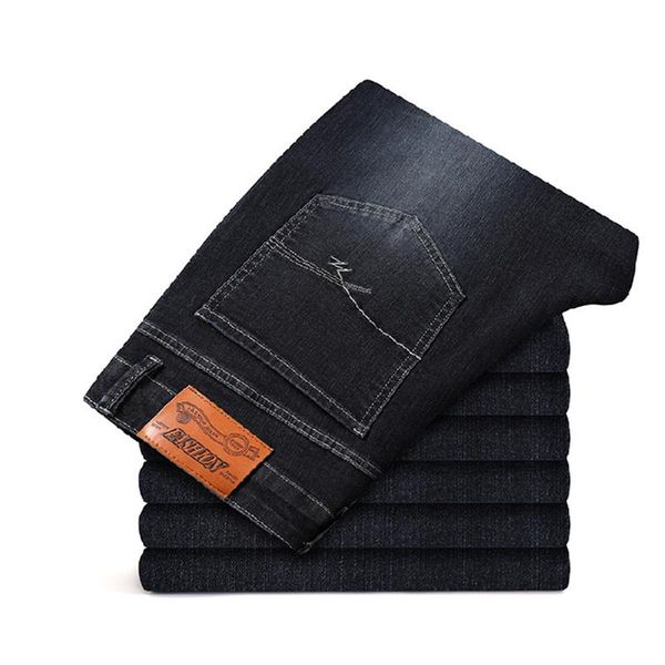 men's jeans autumn winter plus size classic style korean loose straight thick denim trousers male brand stretch casual pants, Blue
men's jeans autumn winter plus size classic style korean loose straight thick denim trousers male brand stretch casual pants, Blue