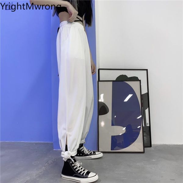 women's pants & capris high waist loose harem tie bow jogger pant women korean fashion slim summer plus size solid trouser 2021 simple, Black;white
women's pants & capris high waist loose harem tie bow jogger pant women korean fashion slim summer plus size solid trouser 2021 simple, Black;white
