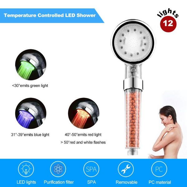 bath accessory set led temperature control three colorful pressurized water sanion shower head high pressure removable cleaning
bath accessory set led temperature control three colorful pressurized water sanion shower head high pressure removable cleaning