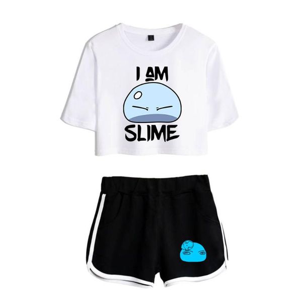 women's t-shirt that time i got reincarnated as a slime shirt shorts suits casual cool summer fashion set, White
women's t-shirt that time i got reincarnated as a slime shirt shorts suits casual cool summer fashion set, White