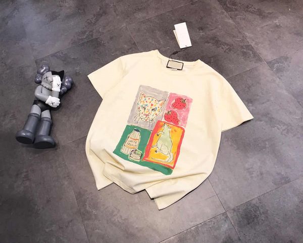 design clothing spring and summer 20 new four palace grid hand-painted graffiti cartoon printing casual round neck short sleeve t-shirt, White;black
design clothing spring and summer 20 new four palace grid hand-painted graffiti cartoon printing casual round neck short sleeve t-shirt, White;black