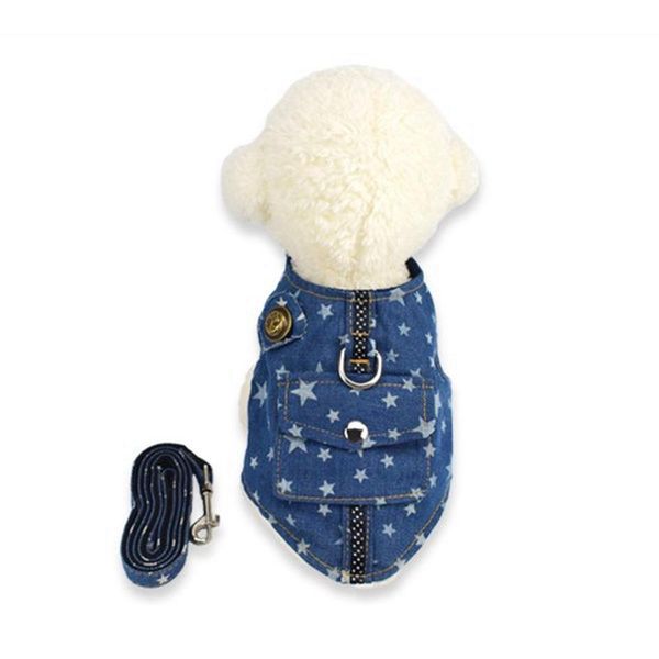 dog collars & leashes denim pocket vest puppy chest strap set fashion breathable four seasons universal clothes pet supplies
dog collars & leashes denim pocket vest puppy chest strap set fashion breathable four seasons universal clothes pet supplies