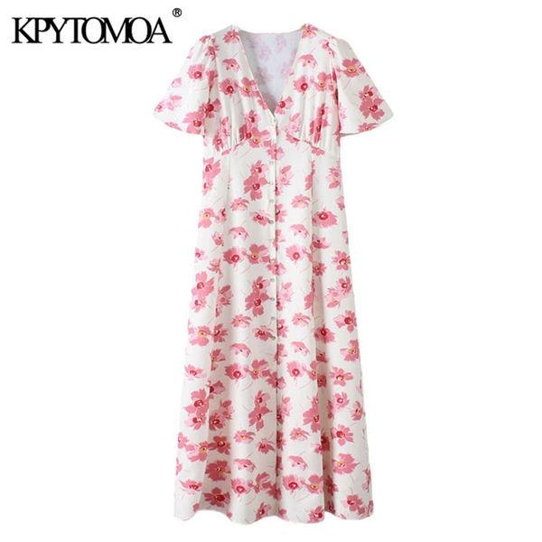 women chic fashion floral print buttons midi dress v neck short sleeve female dresses vestidos mujer 210420, Black;gray
women chic fashion floral print buttons midi dress v neck short sleeve female dresses vestidos mujer 210420, Black;gray