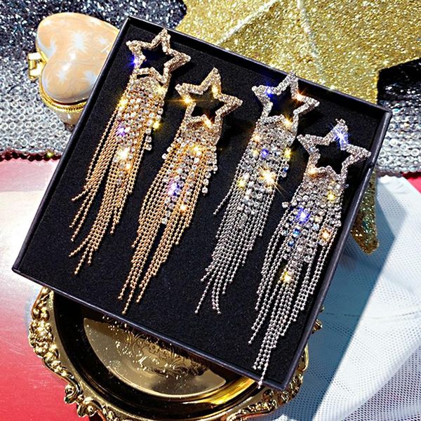 dangle & chandelier shinny star tassels earrings for women girls trendy elegant luxurious tassel drop earring wedding fashion jewerly gifts, Silver
dangle & chandelier shinny star tassels earrings for women girls trendy elegant luxurious tassel drop earring wedding fashion jewerly gifts, Silver