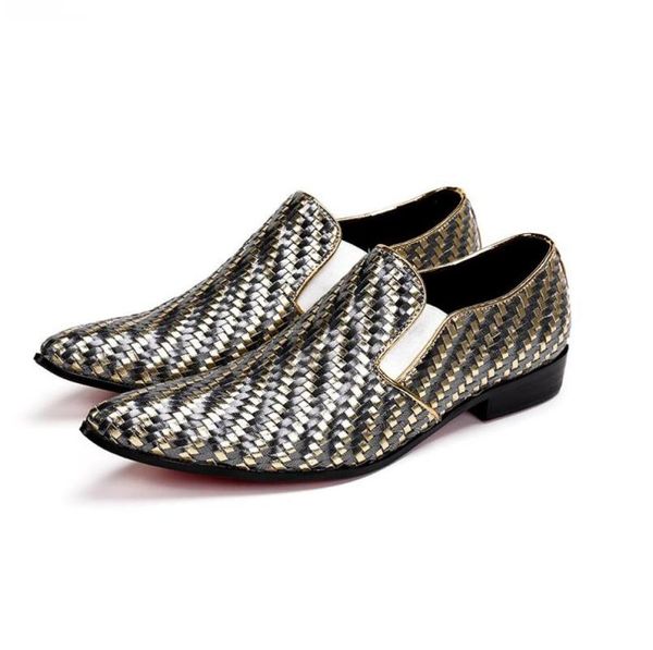 dress shoes fashion men retro leather crocodile grain party wedding slip on flat loafer, Black
dress shoes fashion men retro leather crocodile grain party wedding slip on flat loafer, Black