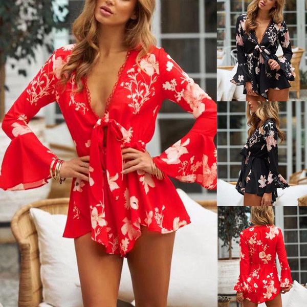 women's jumpsuits & rompers 2021 ly summer fashion sweet bohemian women bodysuits 2 style long ruffles sleeve floral print strapless bo, Black;white
women's jumpsuits & rompers 2021 ly summer fashion sweet bohemian women bodysuits 2 style long ruffles sleeve floral print strapless bo, Black;white