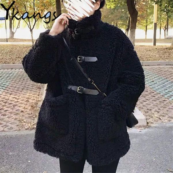 women's fur & faux vintage imitation lamb wool black jacket korean style thick warm parka student winter harajuku sweet women loose str
women's fur & faux vintage imitation lamb wool black jacket korean style thick warm parka student winter harajuku sweet women loose str