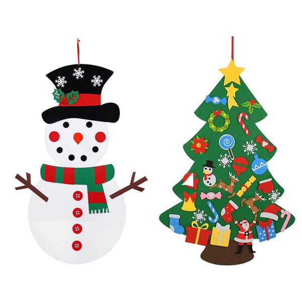 christmas decorations diy felt tree snowman set with ornaments kids gifts puzzle toys stick door wall hanging pendant navidad decoration
christmas decorations diy felt tree snowman set with ornaments kids gifts puzzle toys stick door wall hanging pendant navidad decoration