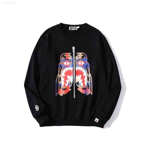 jerseys hoodies 2021 autumn winter brand shark head tiger face print co branded men's and women's pullover round neck sweater, Black
jerseys hoodies 2021 autumn winter brand shark head tiger face print co branded men's and women's pullover round neck sweater, Black