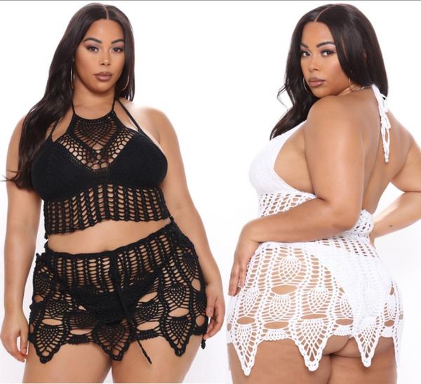 women's tracksuits two piece plus size swimsuit clothes sleeveless halter neck fashion bandage naked back hollow solid color lace suit, Gray
women's tracksuits two piece plus size swimsuit clothes sleeveless halter neck fashion bandage naked back hollow solid color lace suit, Gray
