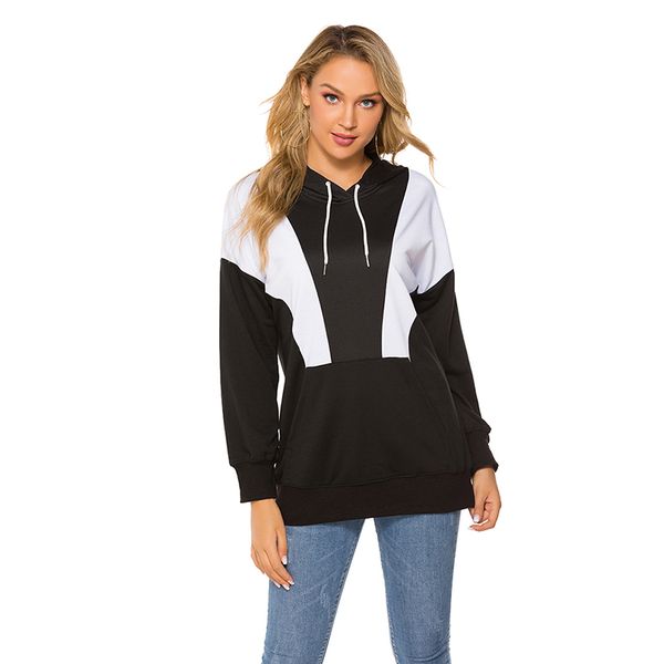 women's hoodies & sweatshirts winter casual hoodie fashion ladies black and white contrast color hooded loose lady clothing z99d
women's hoodies & sweatshirts winter casual hoodie fashion ladies black and white contrast color hooded loose lady clothing z99d