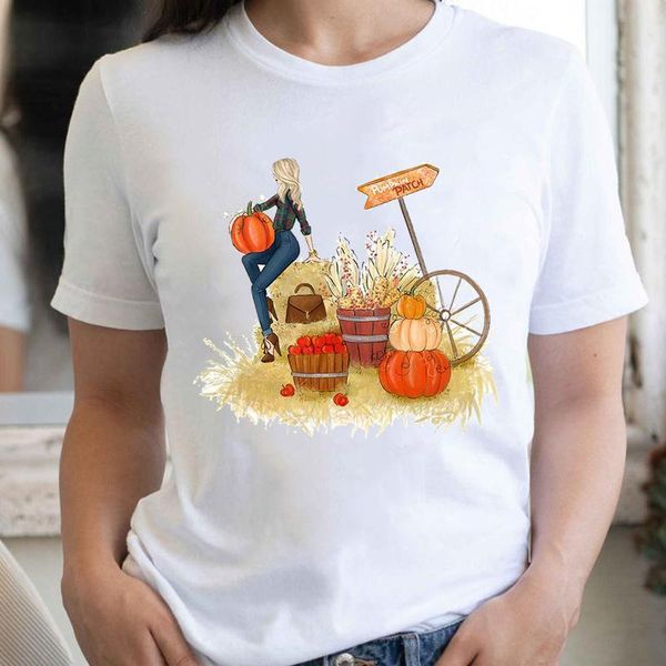 women's t-shirt pumpkin style fashion 2021 thanksgiving autumn halloween fall women cartoon tshirt female tee graphic, White
women's t-shirt pumpkin style fashion 2021 thanksgiving autumn halloween fall women cartoon tshirt female tee graphic, White