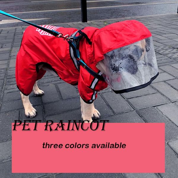 raincoats pet raincoat rainproof breathable large dog small 
raincoats pet raincoat rainproof breathable large dog small