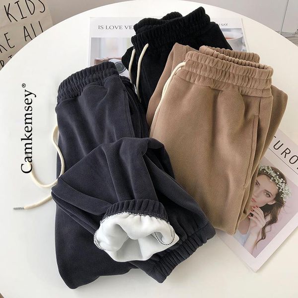 women's pants & capris thick warm winter velvet harem woman elastic high waist casual solid loose sweatpants female full trousers, Black;white
women's pants & capris thick warm winter velvet harem woman elastic high waist casual solid loose sweatpants female full trousers, Black;white